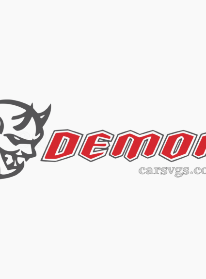 New Dodge Demon Logo SVG File